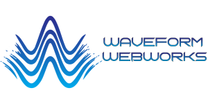 waveform webworks logo blue